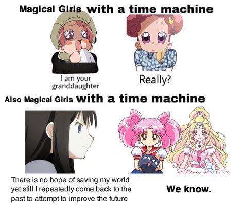 Magical girl sote meme